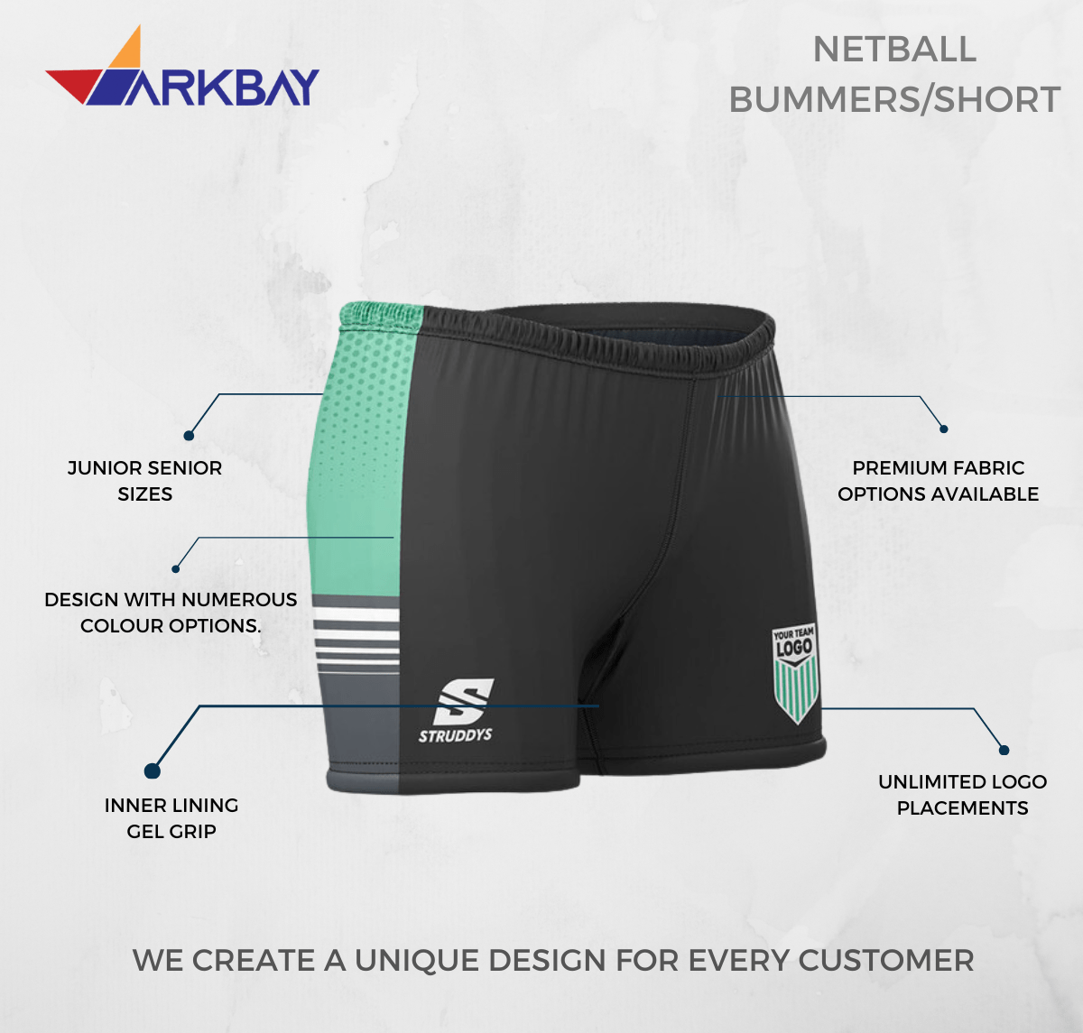 Custom Netball Bummers/Shorts