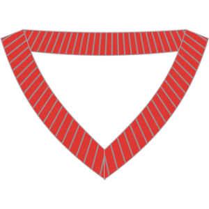 Ribbed V Collar 