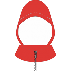 Collar With Concelled Hood 